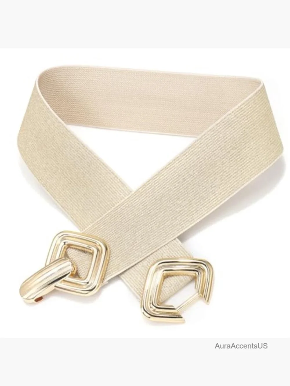 Wide Elastic Stretch Waist Belt for Dresses Skinny